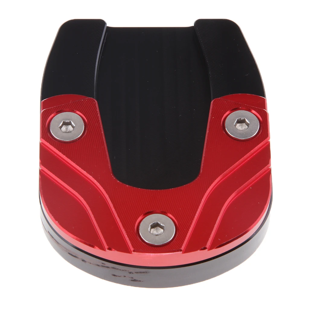 Красный CNC подножка сбоку расширение пластины Pad для Honda Forza 125 300 - Цвет: Красный