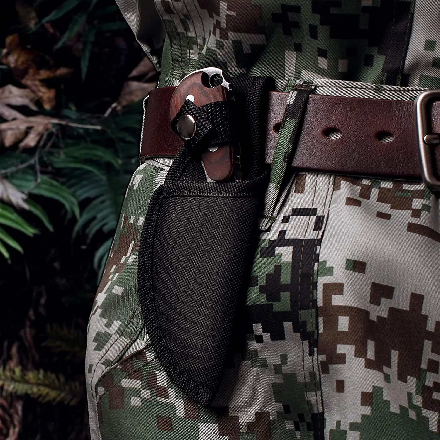 Уличный нож JXEJXO фиксированное лезвие с ножнами Кливер охотничий полевой для