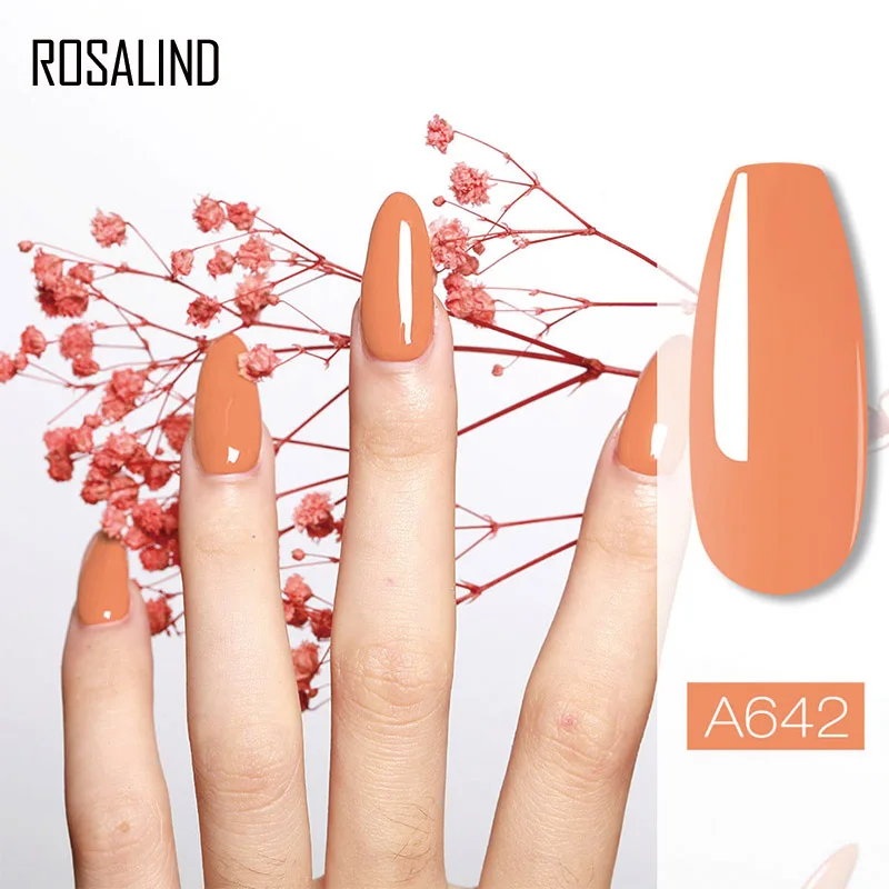 Полигель для наращивания ногтей ROSALIND лак с кристаллическим эффектом