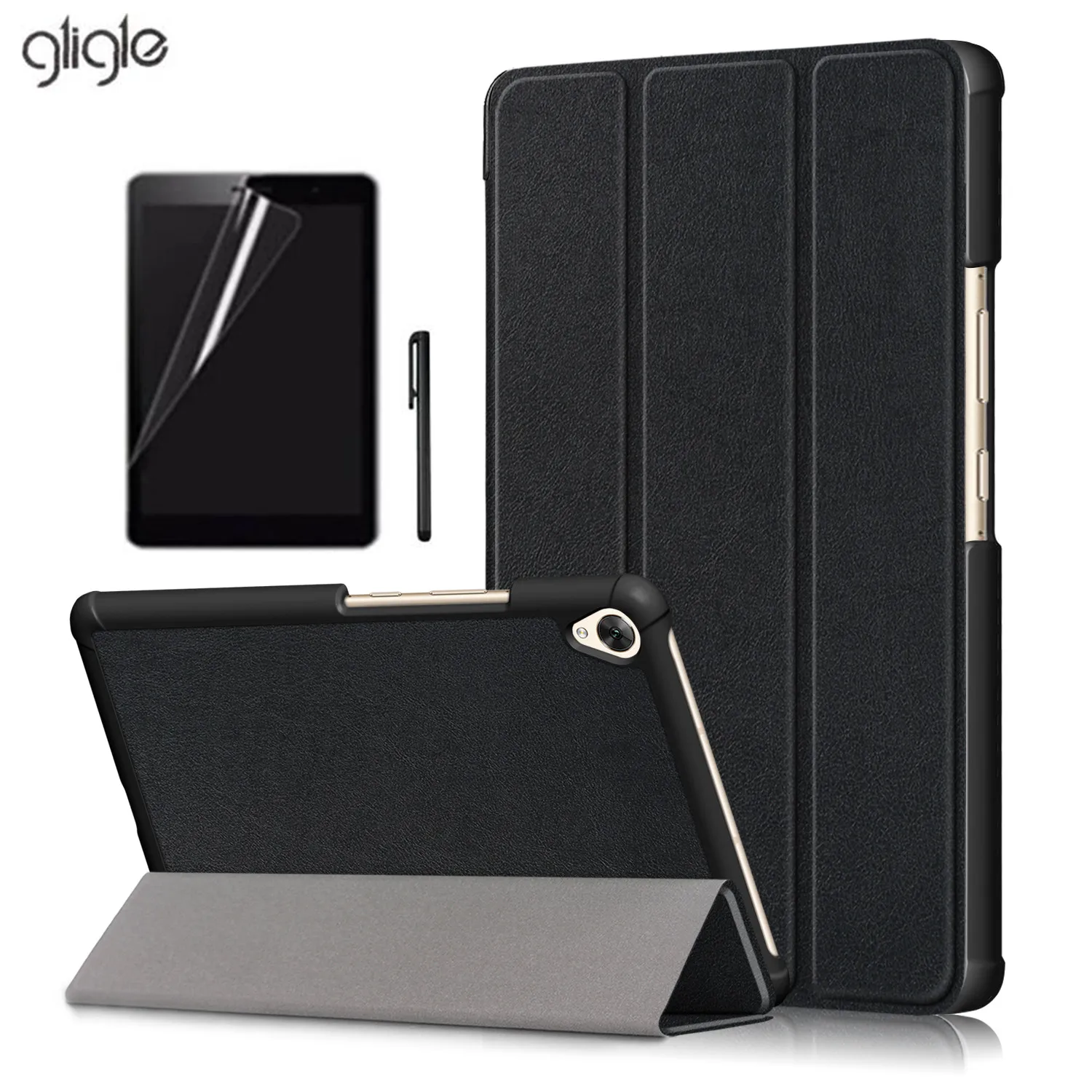 GLIGLE кожаный чехол для планшета Huawei MediaPad M6 8 4 2019 защитная пленка стилус бесплатная