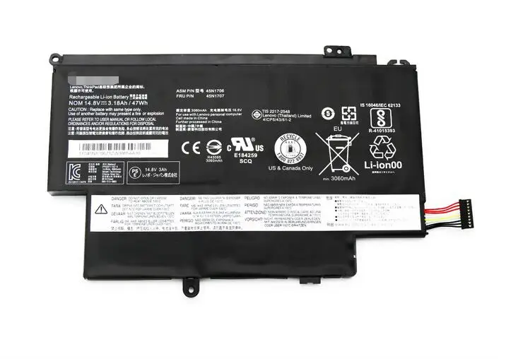 Новый оригинальный аккумулятор для LENOVO ThinkPad Yoga S1 120 S240 20CD/20C0 12 20DL/20DK Pro 45N1705 45N1707 45N1704