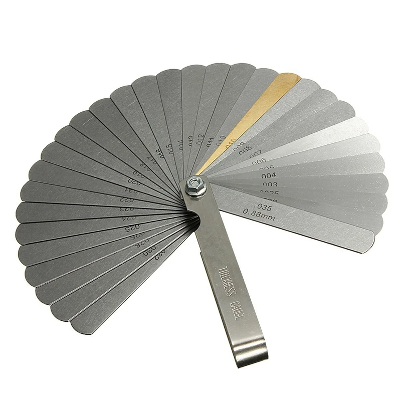 1 шт. 32 листа Расстояние Измерительный щуп измерительный прибор Размеры 0 04-0 .88 мм