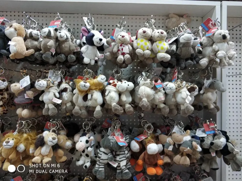 5 шт., Случайная, милые мягкие животные на холодильник, Детские Обучающие брелоки, игрушки, вечерние магниты в подарок, декоративные украшения для дома
