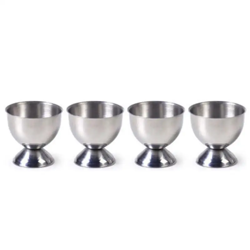 Aihogard Stainless Steel Soft Boiled Egg Cups Holder Tabletop Cup Stand Kitchen Breakfast Cooking Tool |