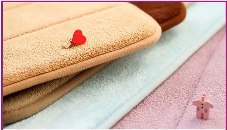 Новый коврик для ванной 40*60 см комнаты водопоглощающий из пены с эффектом памяти