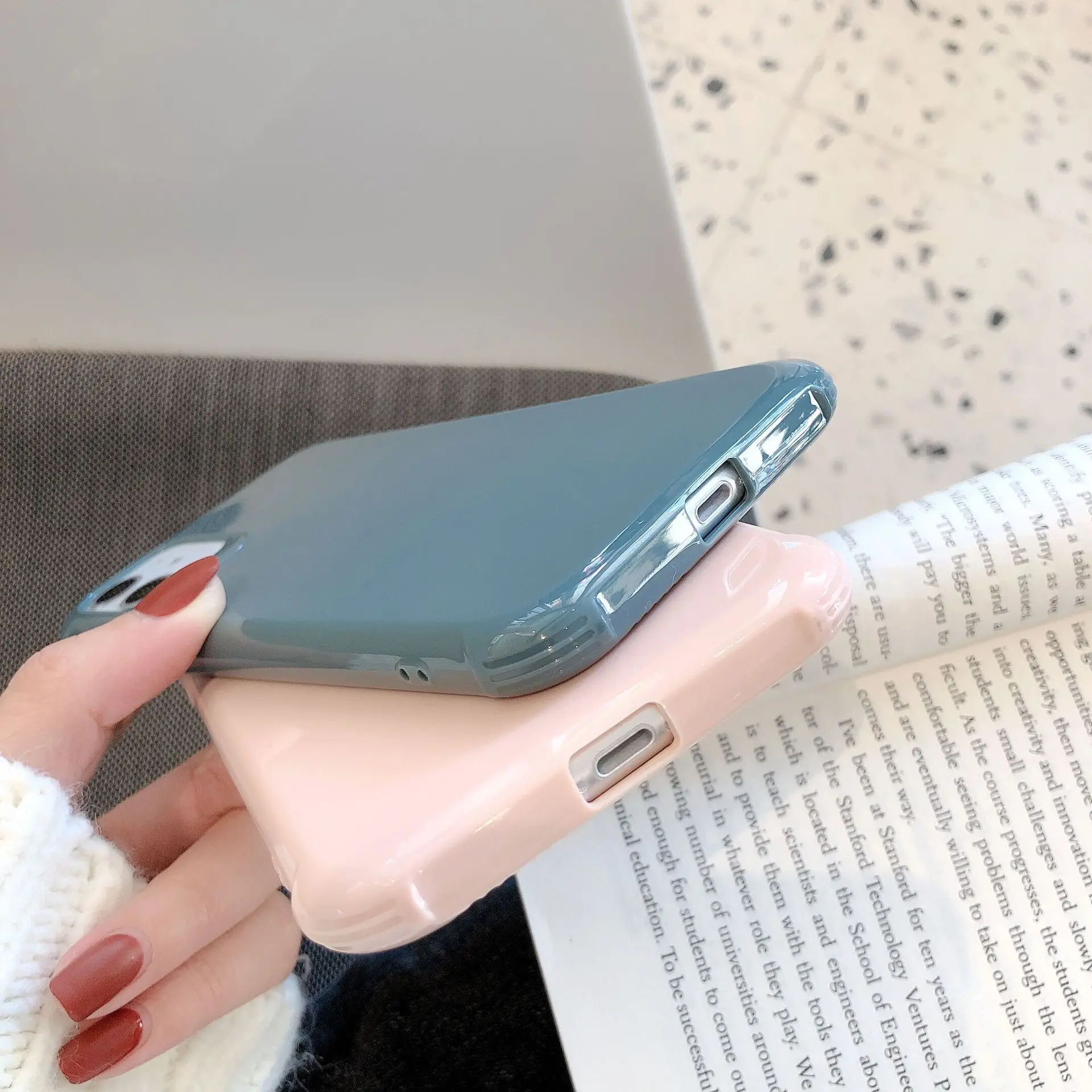 Минимальный чехол для телефона iphone 11 Pro Max полноразмерный Ударопрочный Мягкий XS XR