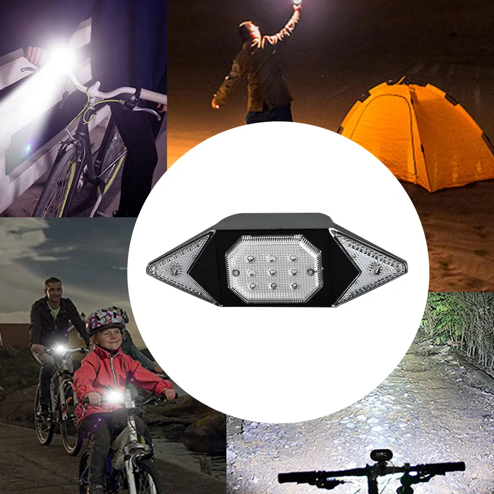 

USB Rechargeable Bicycle Turn Signal Light Bike Rear LED Lamp Warning Taillight Wireless Controller Cycling Riding Equipment