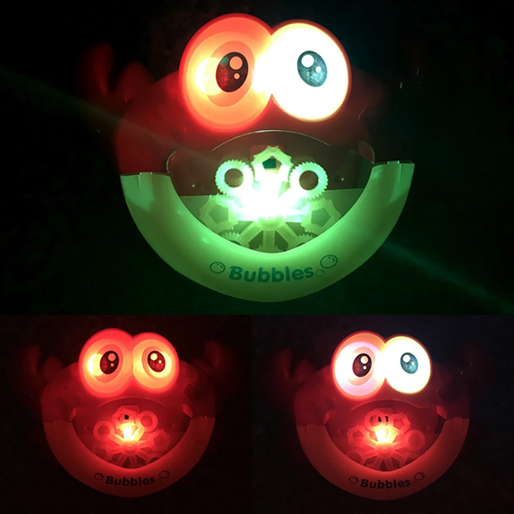 

Baby Bubble Maker Crab Bath Toy Plastic Electric Cartoon Funny Washing Toy Blower Bubble Water Machine For Toddler Kid Boy Girl