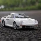 Модель автомобиля Welly 1:24 Porsche 959 из сплава, игрушечные автомобили с литыми отверстиями, коллекционные подарки, транспортная игрушка без пульта дистанционного управления