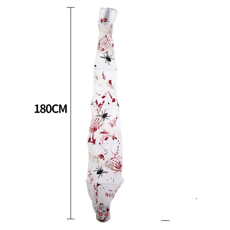 Украшение на Хэллоуин 1 8 м подвесной перевернутый свет светильник вация звуком