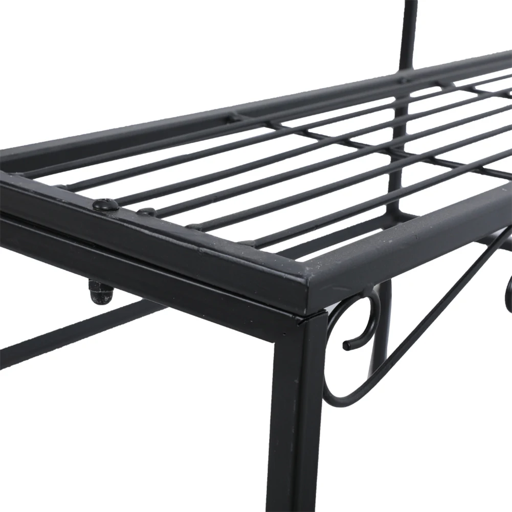 

3 Tier Metal Stair Plant Stand Garden Flower Pot Display Holder Hanging Bracket Hanger Set Store Shelf Parisian Style Outdoor