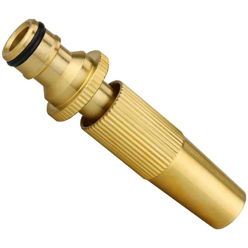 

Garden Hose Quick Connect, 3/4 Inch Solid Brass Quick Connect Garden Hose Fittings,Hose Shut Off Valve,High Pressure Hose Nozzle