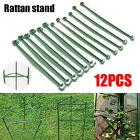 spot 12pcs plastic plant tomatoes trellis connectors stake arm cage stake sturdy home graden use best price