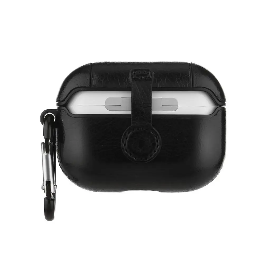 HIPERDEAL защитный чехол для AirPods Pro 2019 беспроводной зарядный Чехол кожаный с кольцом