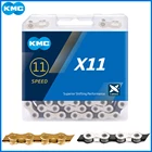 Оригинальная велосипедная цепь KMC X11 X11EL X11SL Mtb велосипедные цепи 11 скоростей шоссейный велосипед кривошипная система для Shimano Sram велосипедные детали