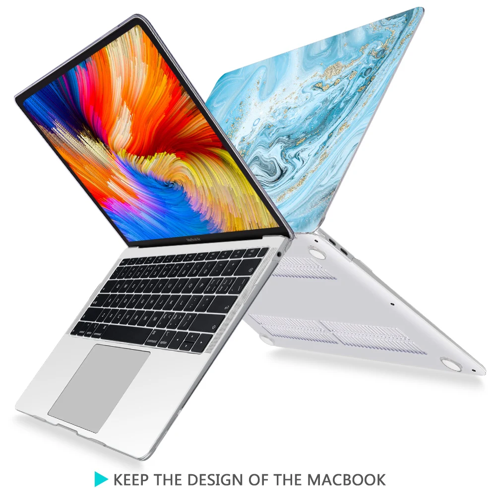 Жесткий Чехол для ноутбука + чехол клавиатуры Apple MacBook Air 13 дюймов (для старой