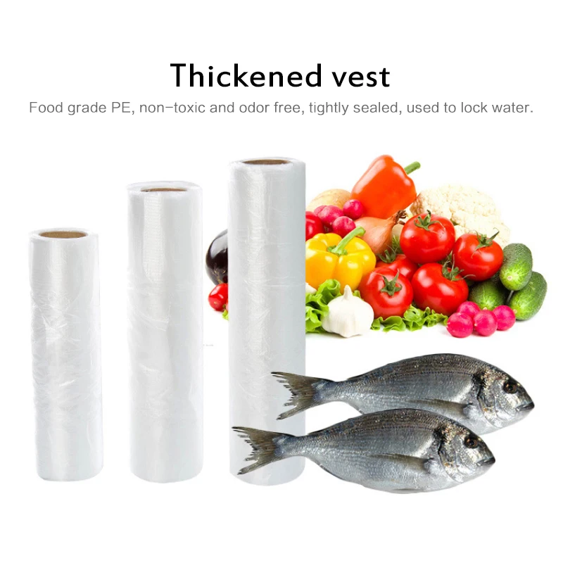 100 шт. Еда пакеты для сохранения точка Breaking жилет Стиль уплотненные детские