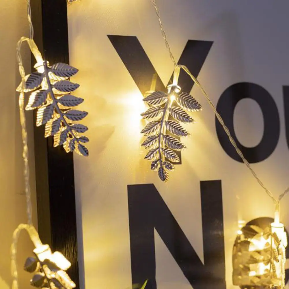 1 5 м 10 светодиодов розовое золото железный лист батарейный блок лампа теплый