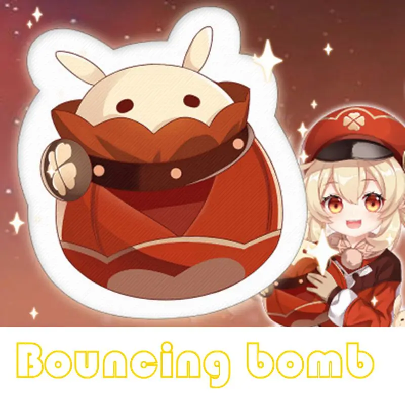 

Shang Meng Yuanshen Game Keli Bombing Bomb Animation Peripheral Custom Shaped Double-sided Throw Pillow Sofa Small Cushion