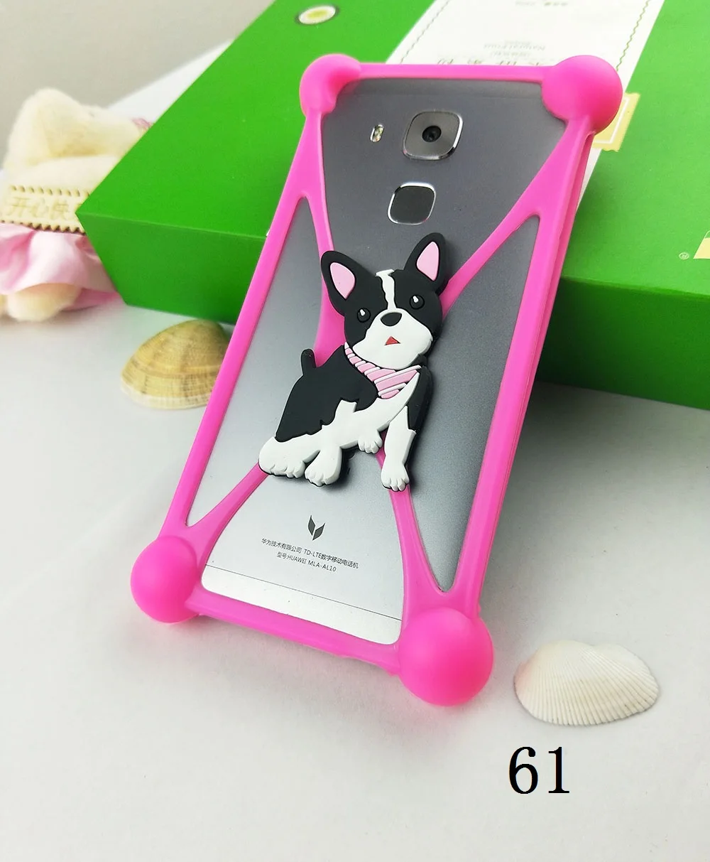 Популярный модный универсальный мультяшный силиконовый чехол для телефона