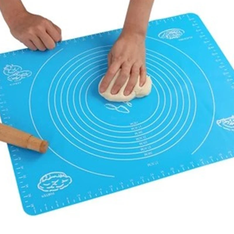 New Silicone Rolling Cut Mat Sugarcraft Fondant Cake Clay Pastry Dough Baking Mats Liners | Дом и сад