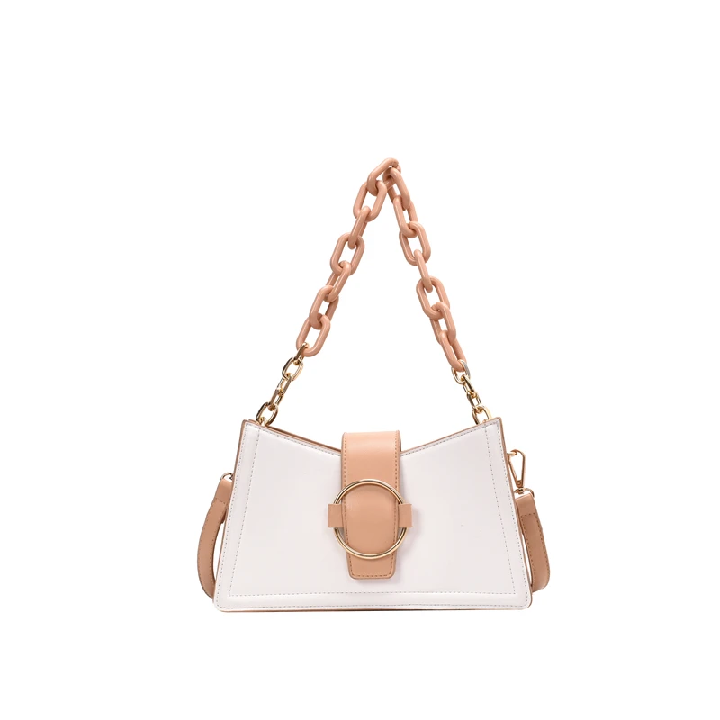 

Elegant Ladies Chain Crossbody Bags PU Leather Women's Luxury Designer Handbag Travel New Trending Tote Shoulder