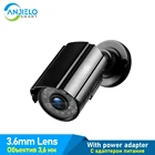 13 cmos 1200TVl CCTV аналоговая видеонаблюдения с объективом 3,6 мм инфрасветильник световая пуля Водонепроницаемая наружная камера безопасности + адаптер питания