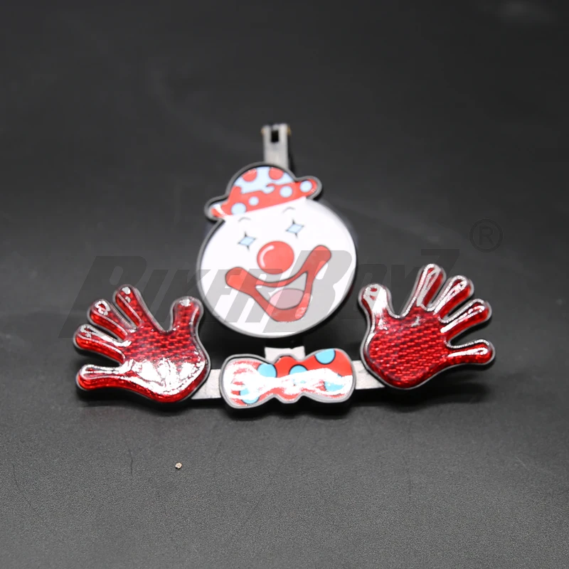 Пластиковый отражатель с клоуном Светоотражающая наклейка защитный знак для