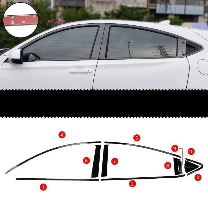 Автомобильный хромированный модифицированный декоративный внешний аксессуар