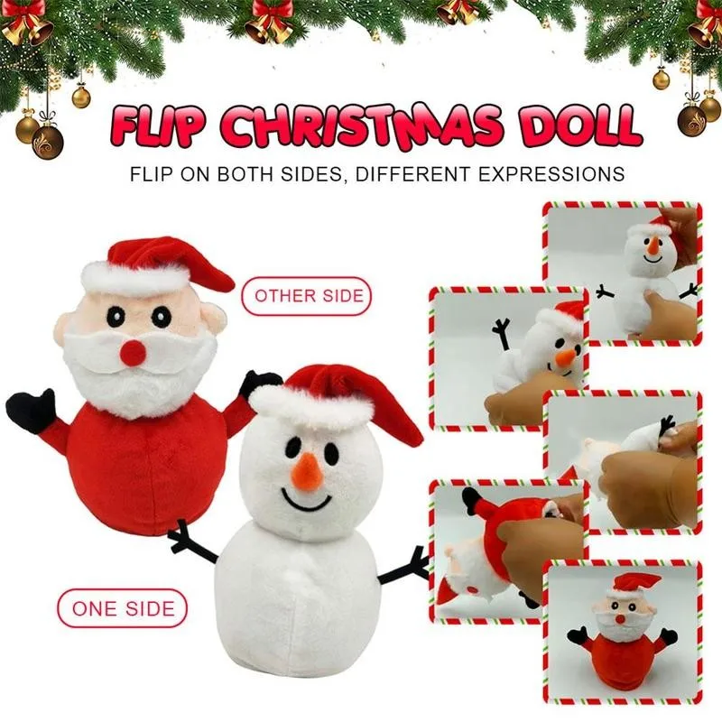 

Santa Claus Soft Toy Soft Animal Home Accessories For Children Birthday Gifts Baby Companion Plush Stuffed Toy Decoration
