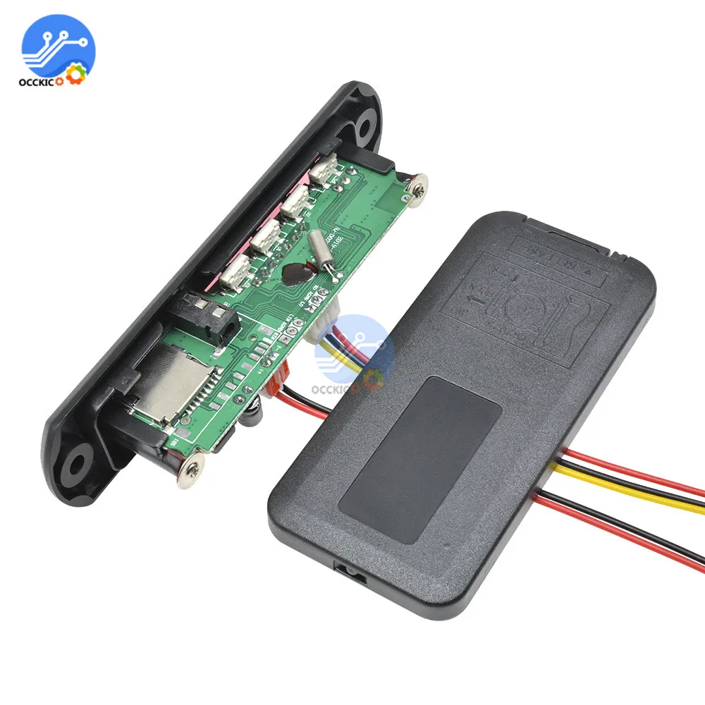 Автомобильный MP3 декодер плата TF карта Радио FM USB Aux музыкальный плеер с ЖК-экраном
