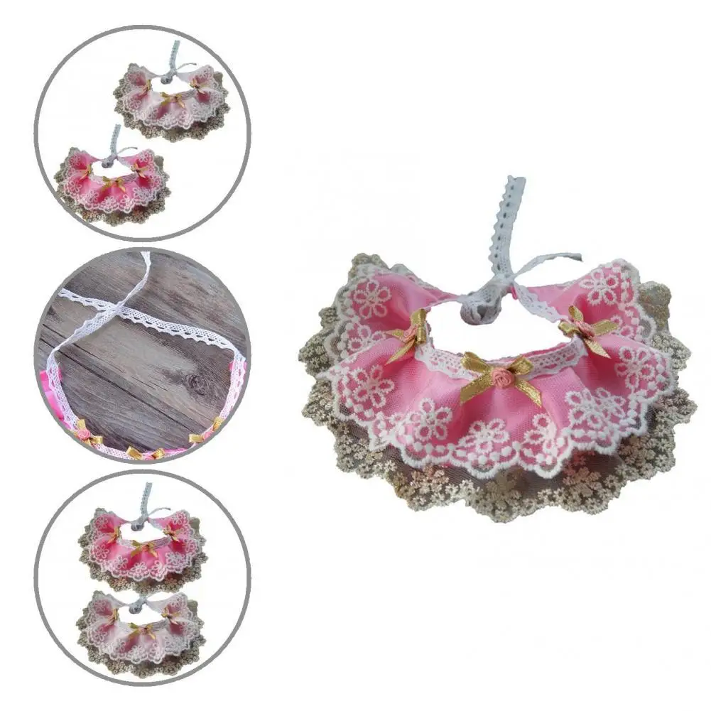 Слюна шейный платок практичный слюнявчик для домашних животных случайный цвет