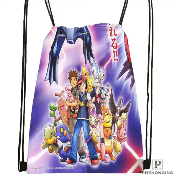 Пользовательские мультфильм-Покемон-милый @ 02-походная сумка на шнурке милый