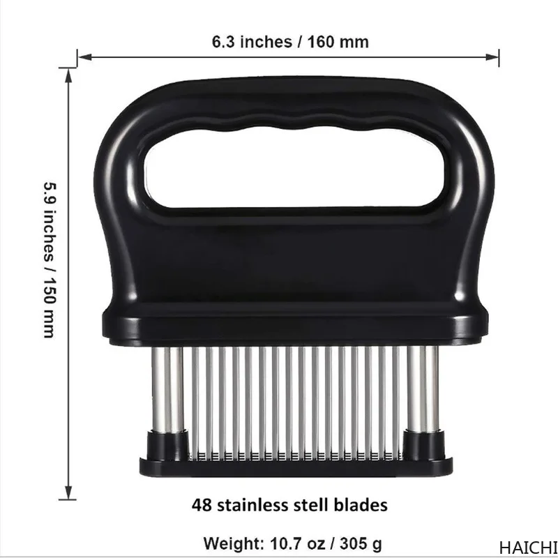 

Meat Tenderizer Ultra Sharp Needle Stainless Steel Blades Kitchen Tool for Steak Pork Beef Fish Tenderness Cookware