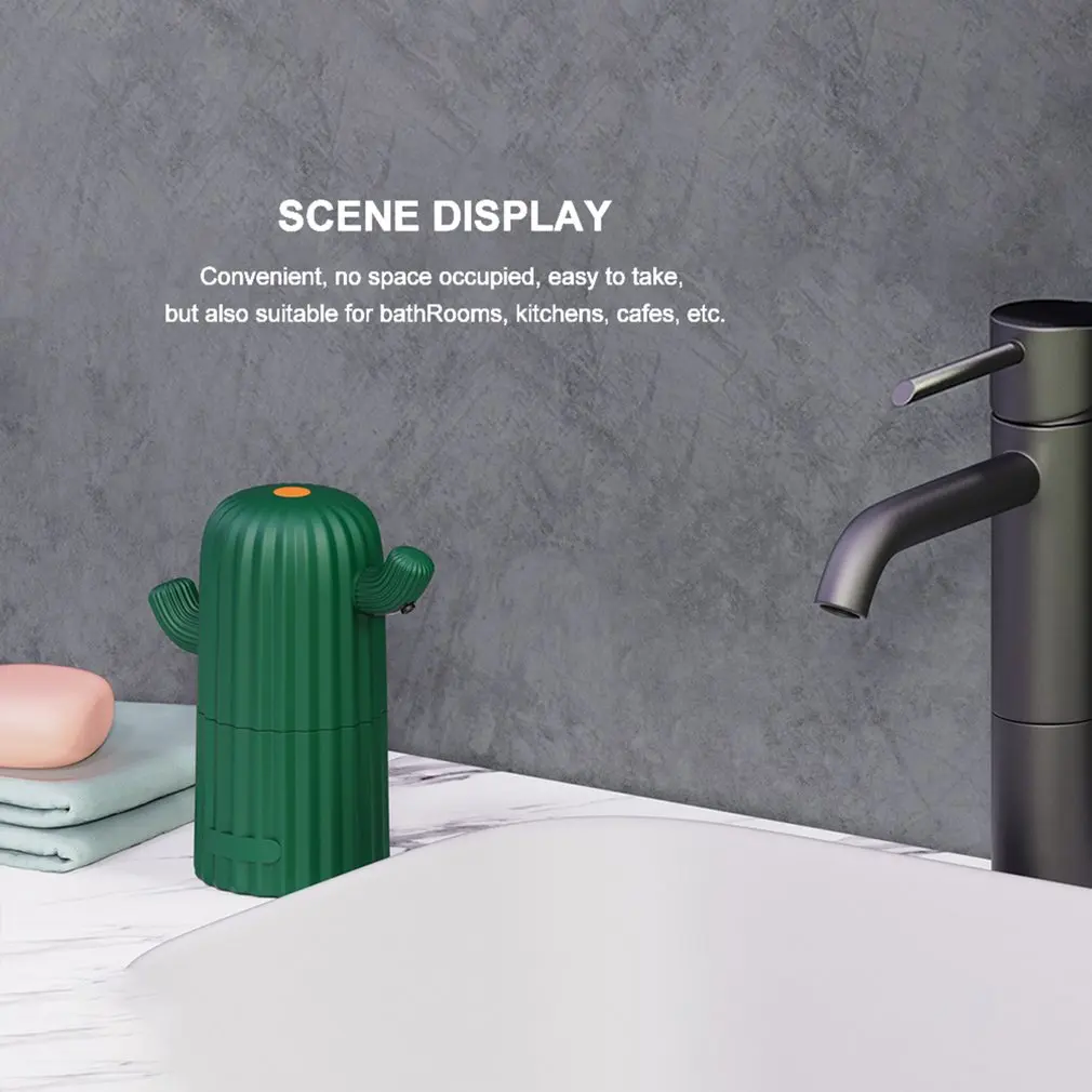

Cactus Smart Wash Soap Dispenser Infrared Automatic Induction Smart Sensing Wash Phone Household Children WC1620