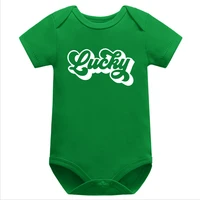 st patricks day family matching outfits summer 2021 shirt lucky irish lucky shirt fashion letter cotton cute clothes cool red