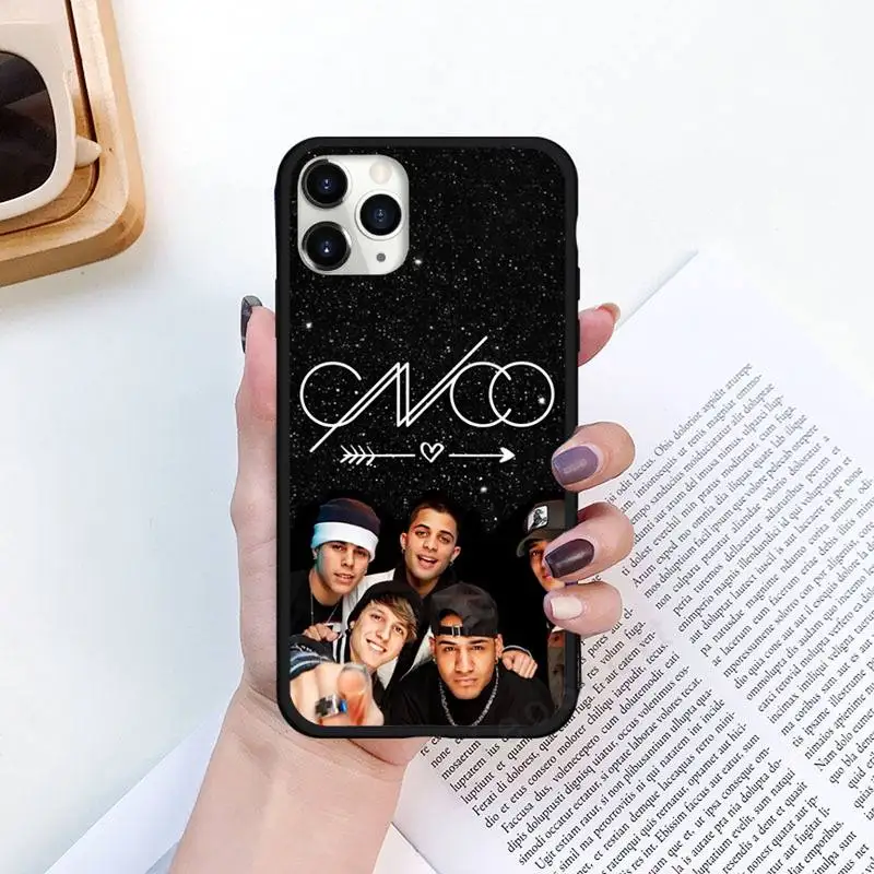 

cnco zabdiel Latin Boys Phone Case for iPhone 11 12 pro XS MAX 8 7 6 6S Plus X 5S SE 2020 XR Luxury brand shell funda coque