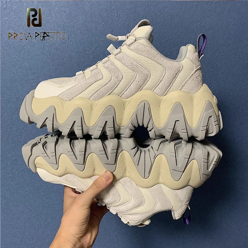 

Female 2020 Hot Sneakers Shoes New Ladies Incresing Retro Ins-fashions Thick-heel Platform Lace Up Walking Sports Shoe Women