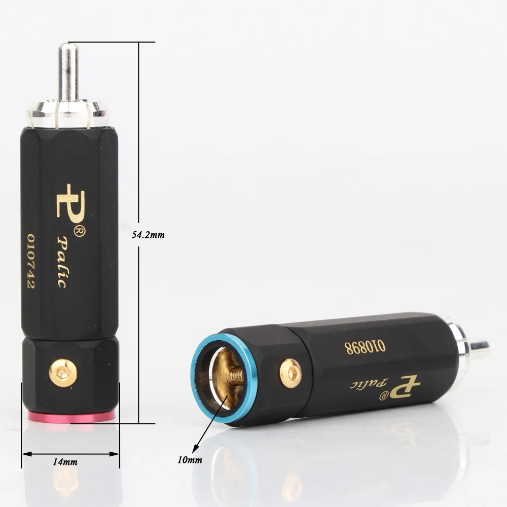 4 шт. удлинители для кабеля Rca с серебряным покрытием | Электроника