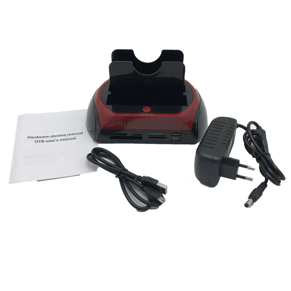 Многофункциональный Док станция для жесткого диска с двумя портами USB 2 0 5/3 5