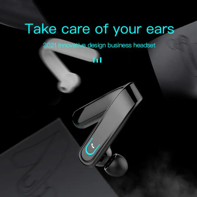 

YX18 Business Bluetooth Headset Noise Cancelling Voice Control HD Call Ear Hanging Type Wireless Headphone With Micphone
