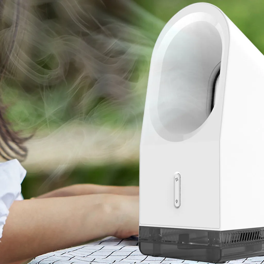 Настольный вентилятор для умного дома охлаждающий с ночным светильник Том