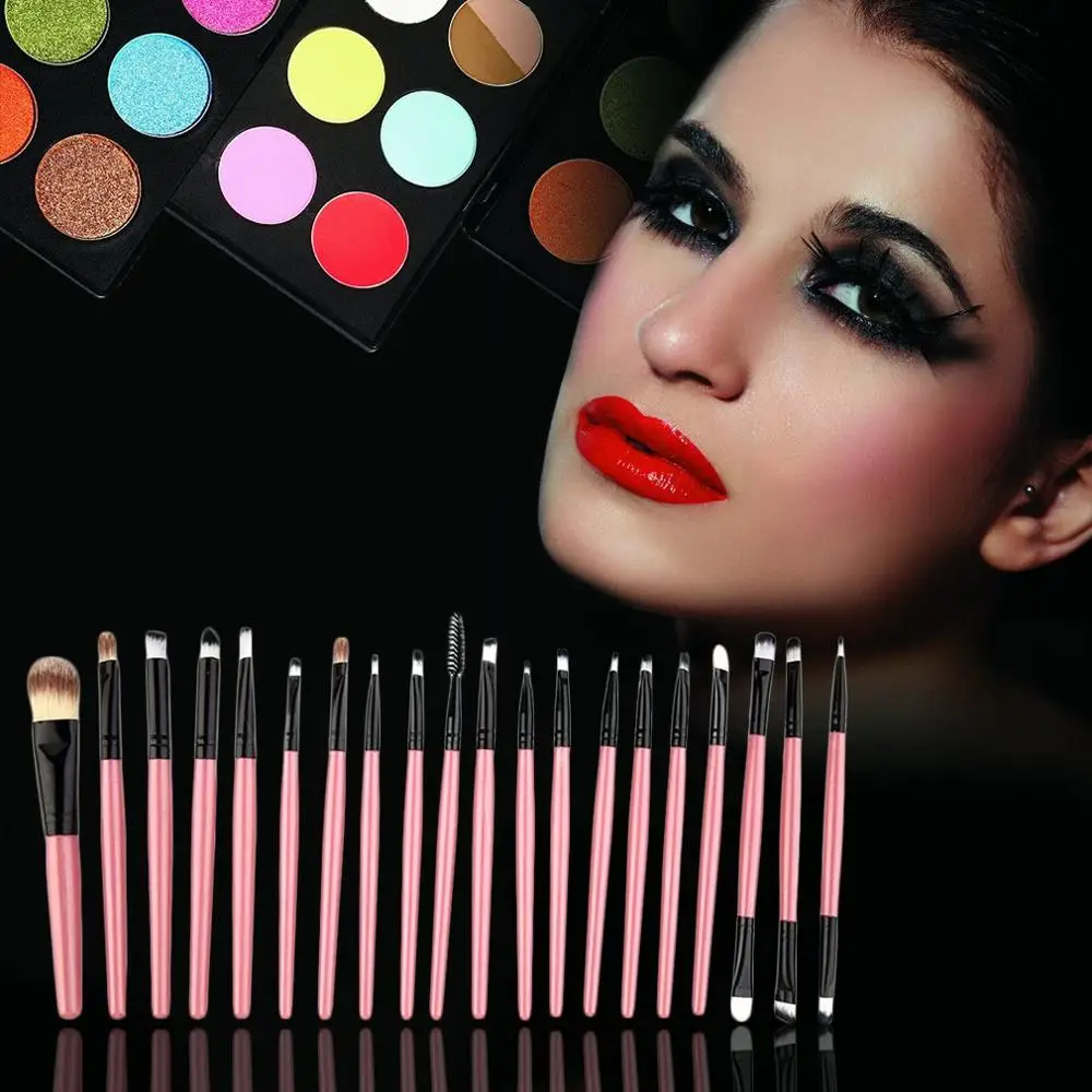 

20 PCS/SET Makeup Brushes Set Professional Cosmetic Powder Eye Shadow Foundation Blush Blending Beauty Make Up Brush