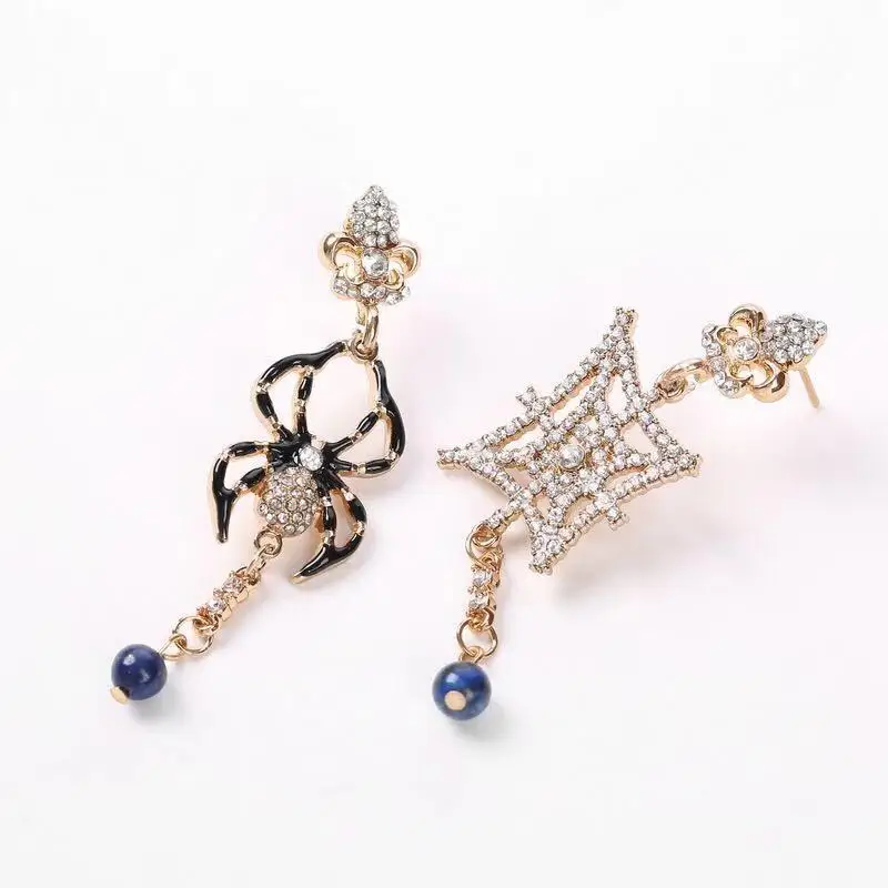 Популярные в Европе и Америке преувеличенные серьги масляные капли шипованные