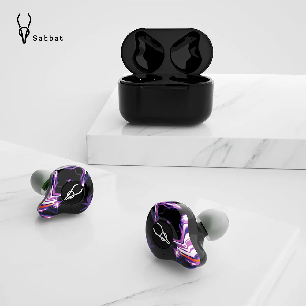 Sabbat G12 Elite Wireless TWS Earphone BT 5.0 Gaming Music Noise Reduction Earphones Mic 6D Soundscape X12 E12 Headset | Электроника