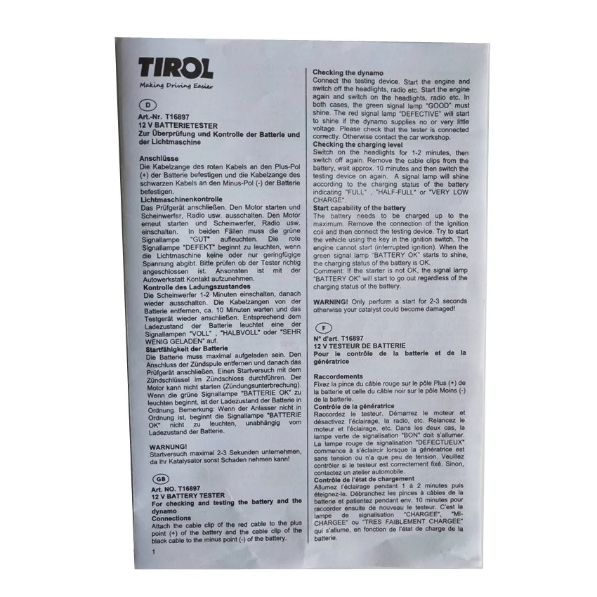 Тестер батареи Цифровой тестер емкости проверка для 12 В батарея источник питания