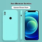 Новый квадратный силиконовый чехол для телефона Huawei Honor 8X Play 9 10 20 Lite 10i 20e 20 s 30s 30i 30 50 60 Pro V10 V20, Мягкий защитный чехол