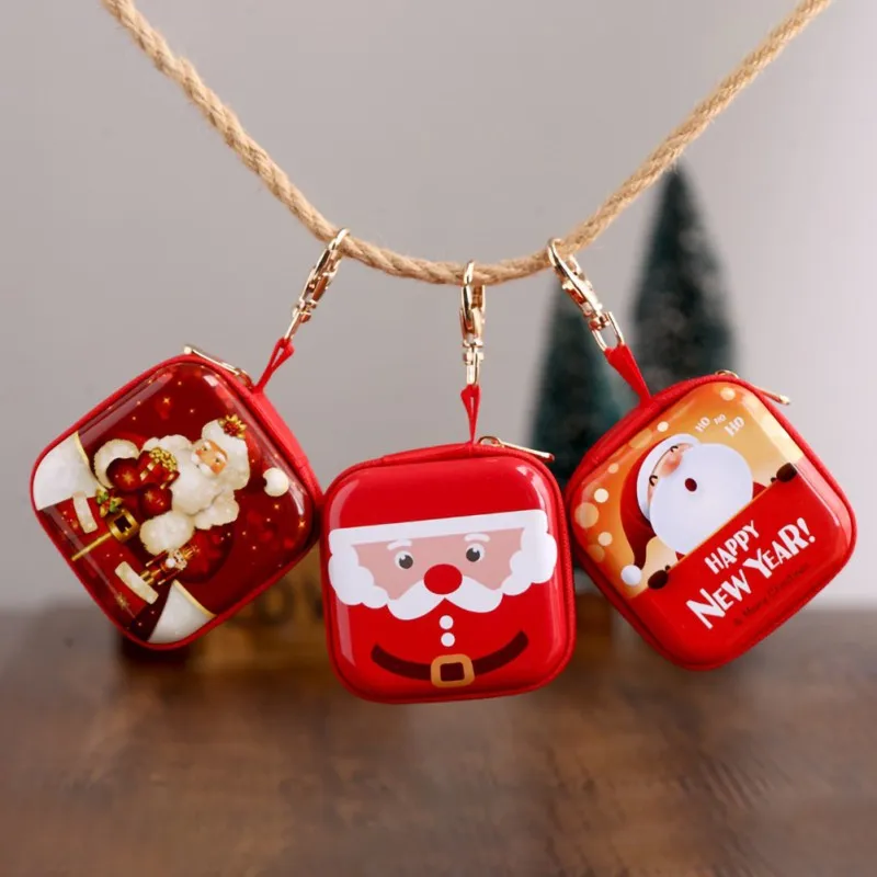 Специальный дизайн 2019 Рождественский детский подарок кошелек для монет с Санта