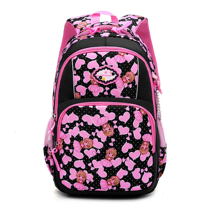 Bag Children School Backpacks For Girl princess School Lovely Nylon Waterproof Kids Satchel Schoolbag Printing backpack
