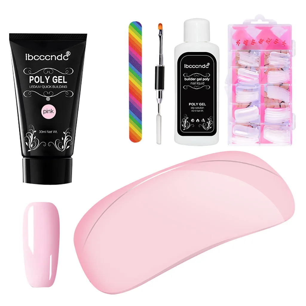 30 мл клей для наращивания ногтей USB машинка набор из шести штук полигель в линии